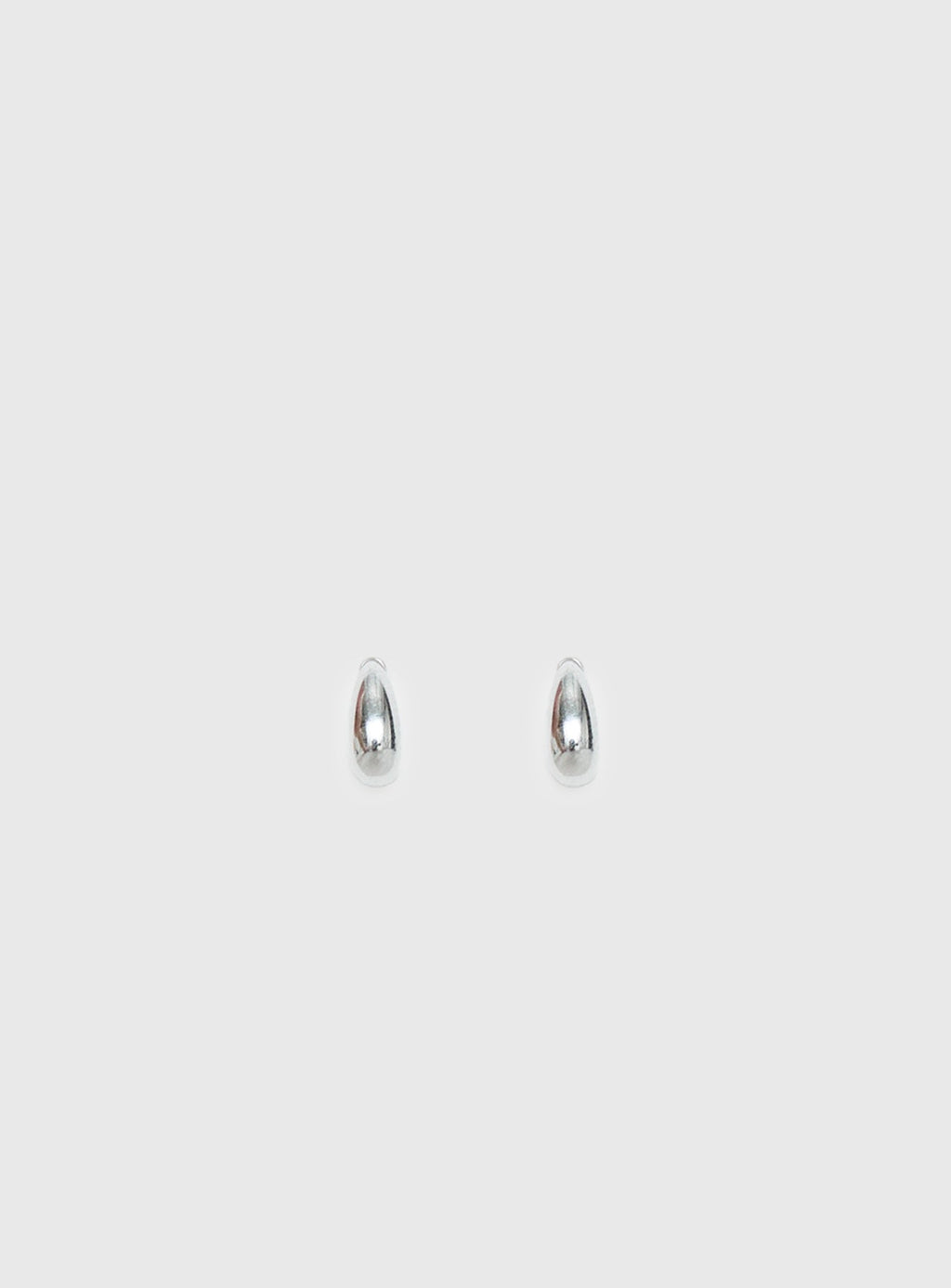 Avaline Stainless Steel Stud Earrings Silver